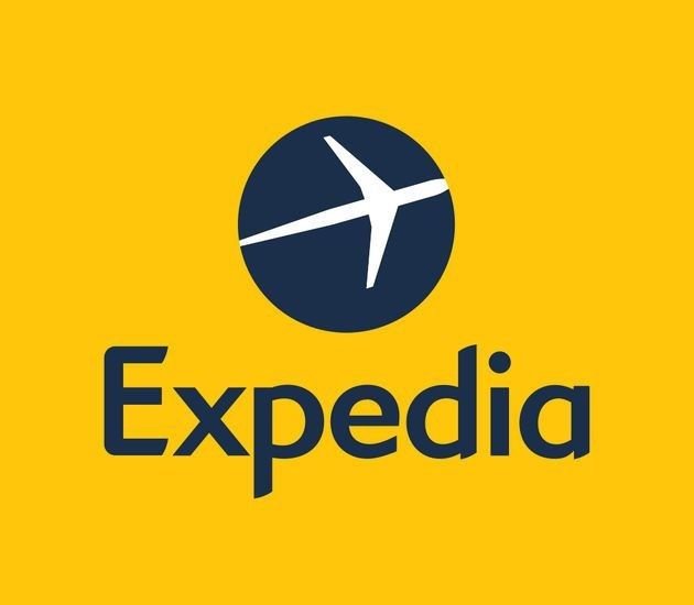 Expedia logo to find cheap flights