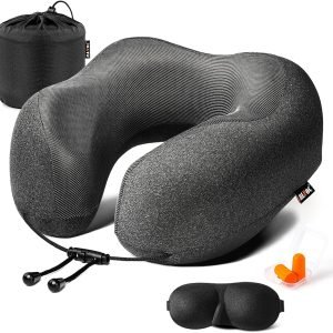 MLVOC Memoery Foam Travel Pillow