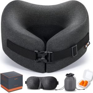 MLVOC Memory Foam Travel Pillow (3)