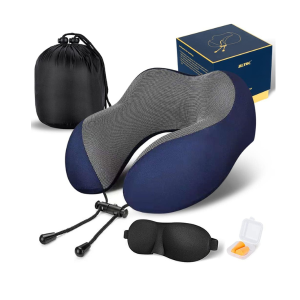 MLVOC Memory Foam Travel Pillow