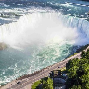 Bird's eye view of Niagara Falls