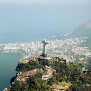 Things to do in Rio de Janeiro: Christ the Redeemer statue overlooking Rio de Janeiro from Corcovado Mountain