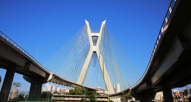 Octavio frias de oliveira bridge cable stayed landmark