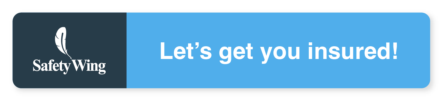 SafetyWing insurance review call-to-action button for Nomad Insurance coverage