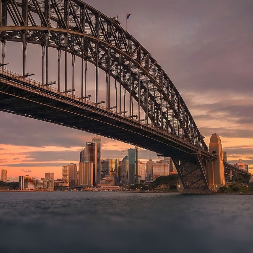 Sydney Harbour Bridge and Opera House at sunset Sydney public transport guide