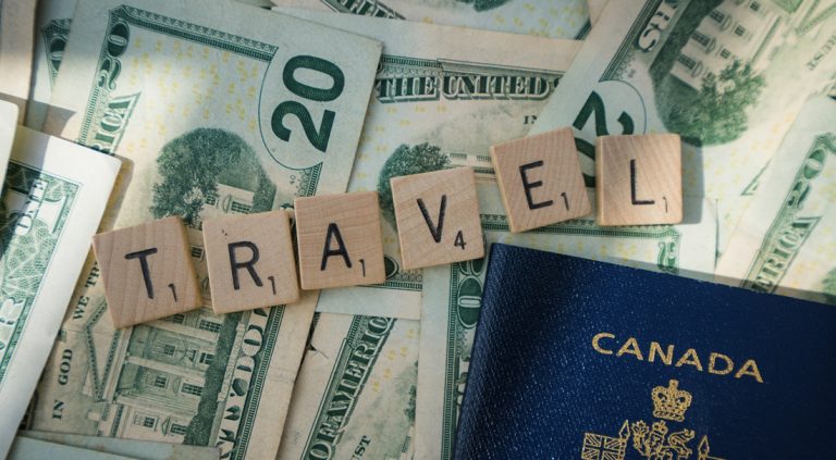 Travel expenses and passport illustrating credit-card-travel-insurance-vs-travel-insurance cost considerations Caption: Description: