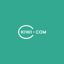 Kiwi.com logo to find cheap flights
