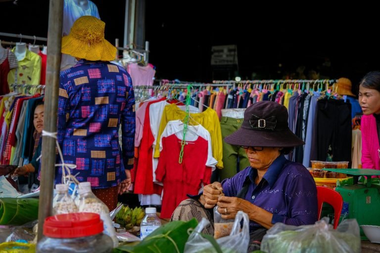 Things to do in Siem Reap include exploring night markets with local vendors, street food, and colorful clothing stalls