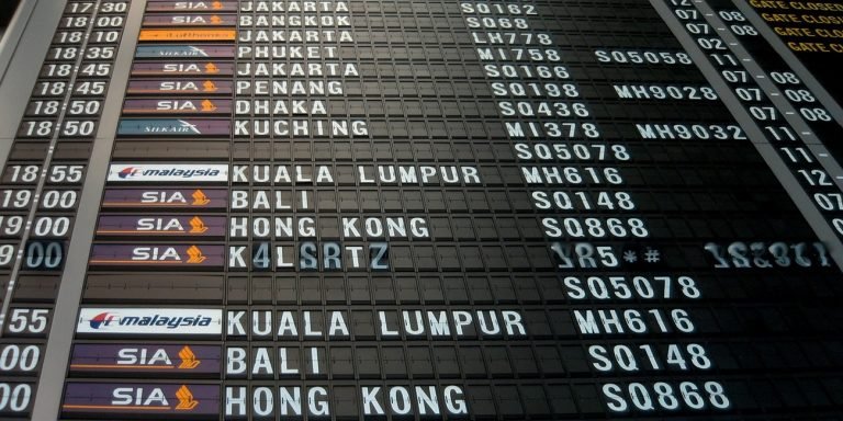 flights to Cambodia airport departures board international routes Asia connections
