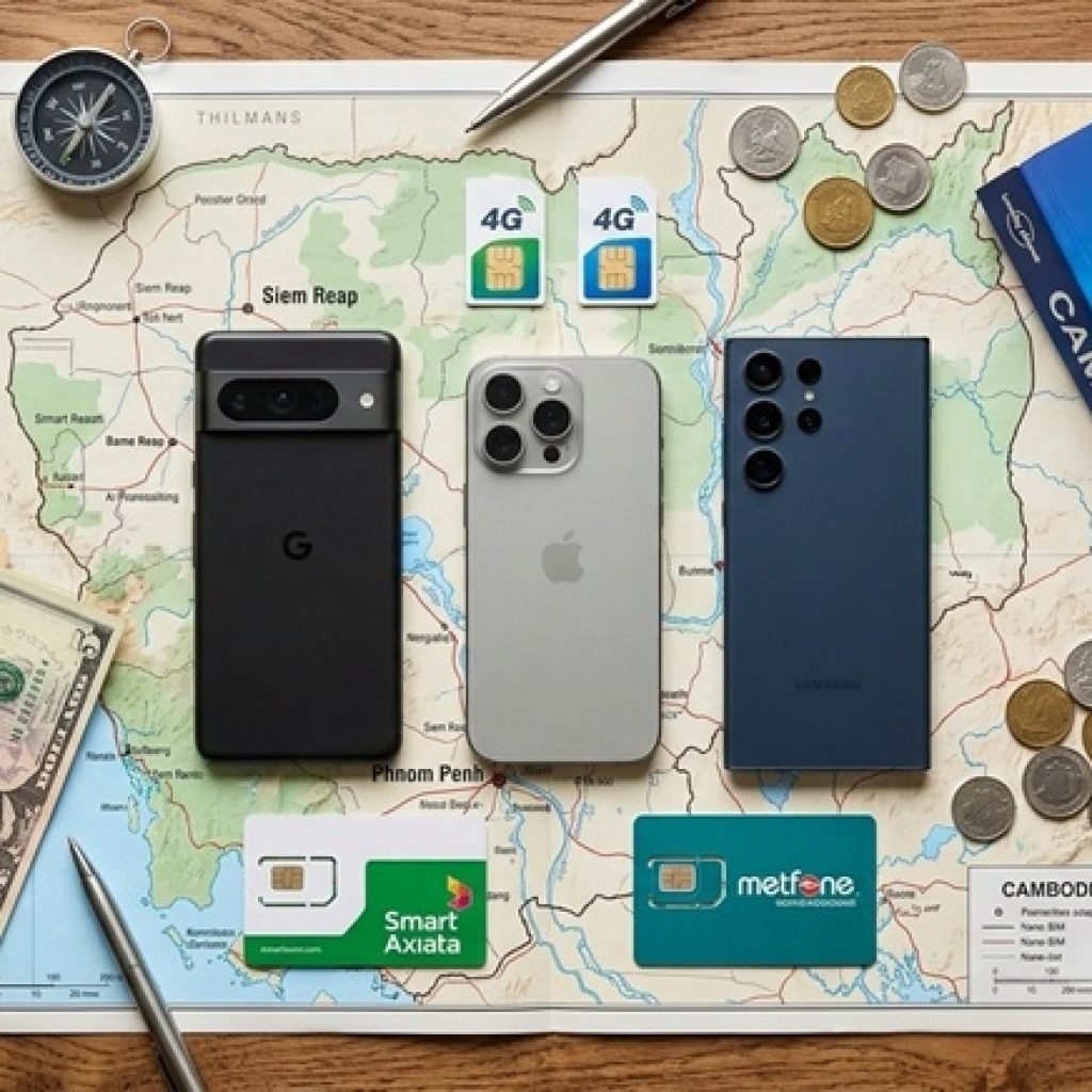 sim card cambodia setup phones esim local sim cards map cambodia travel essentials