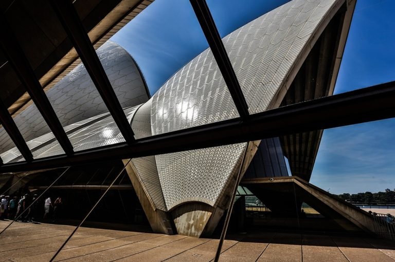 Sydney Opera House architectural detail shells structure exterior design