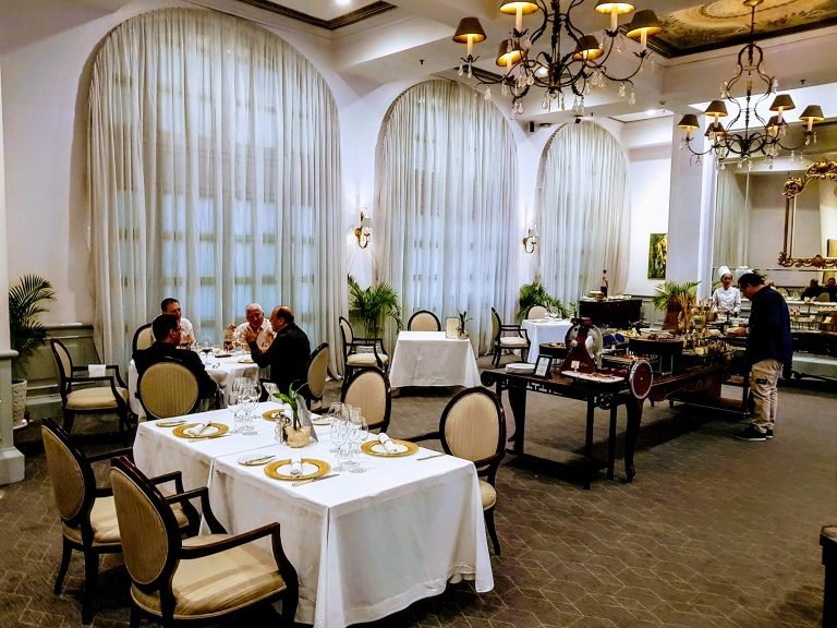 fine dining restaurant cambodia elegant interior luxury dining tables service