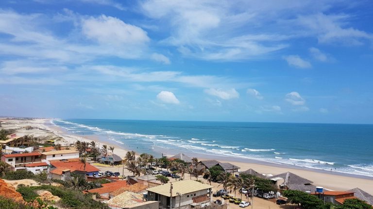 Coastal scenery near Fortaleza featured in this Northeast Brazil travel guide with beaches and Atlantic coastline Caption: Description: