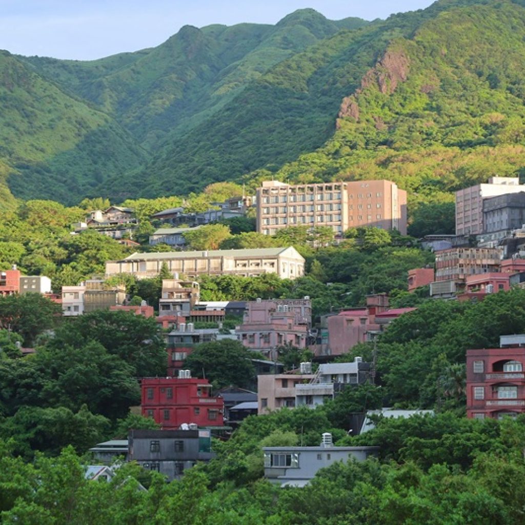Best day trips from Taipei featuring Jiufen mountain village scenery Caption: Description: