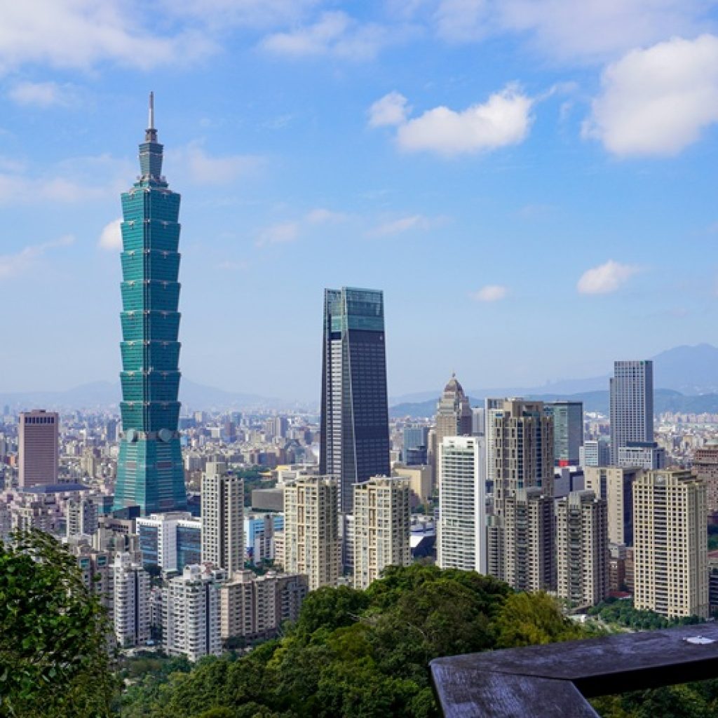 Taipei 101 skyline in Taipei Taiwan illustrating taiwan visa entry requirements for international travelers
