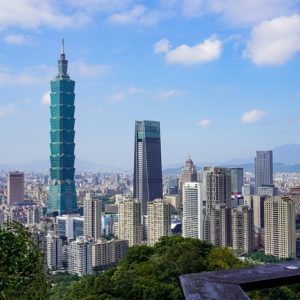 Best day trips from Taipei and Taipei skyline view with Taipei 101