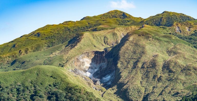 Best day trips from Taipei featuring Yangmingshan volcanic landscape