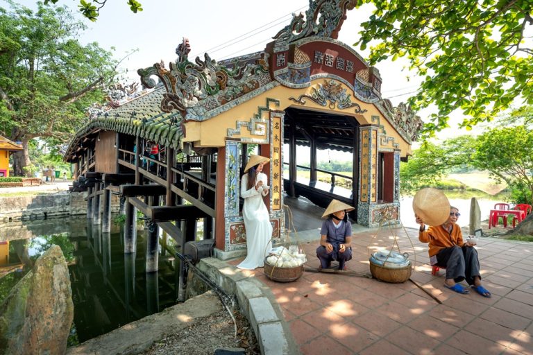 Japanese Covered Bridge in Hoi An, one of the best things to do in Vietnam Caption Description