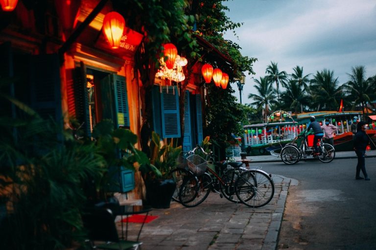 Things to do in Hoi An include exploring the lantern-lit streets and riverside of Hoi An at night.