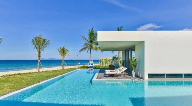Luxury beachfront villa with private infinity pool at KOANIVA The Ocean Villa Da Nang overlooking the South China Sea