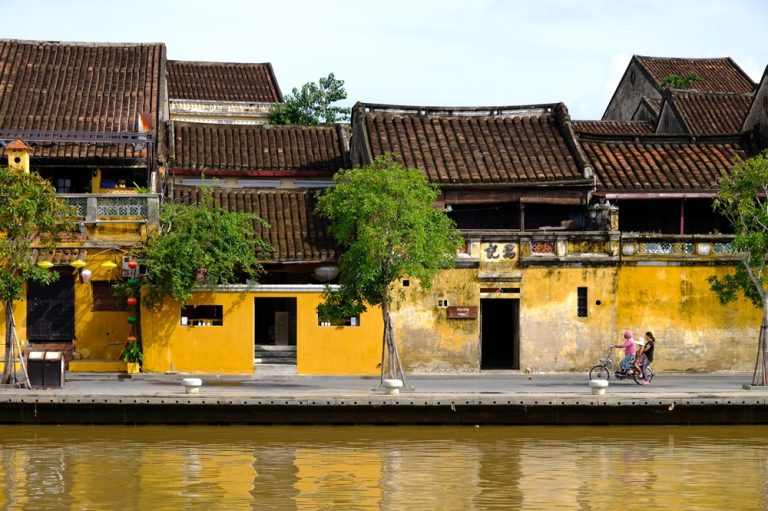 Things to do in Hoi An include exploring the old houses and historic riverside architecture of Hoi An Ancient Town. Caption Description